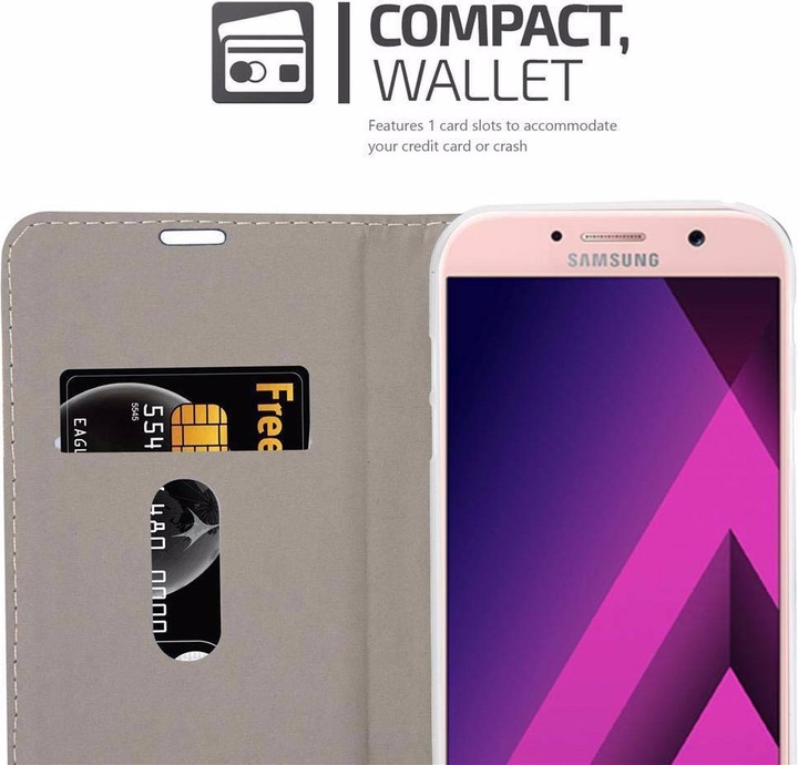 Actual product image Cadorabo Book Jeans Optics Cover (Samsung Galaxy A7 (2017))