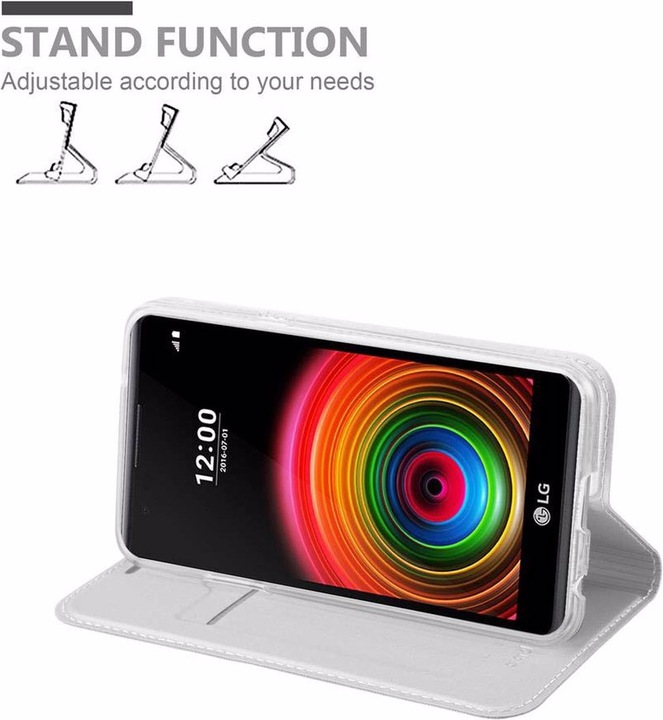 Actual product image Cadorabo Book Classy Style Cover (LG X Power)