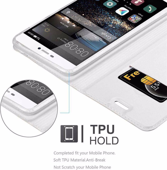 Actual product image Cadorabo Book Classy Style Cover (Huawei P8)