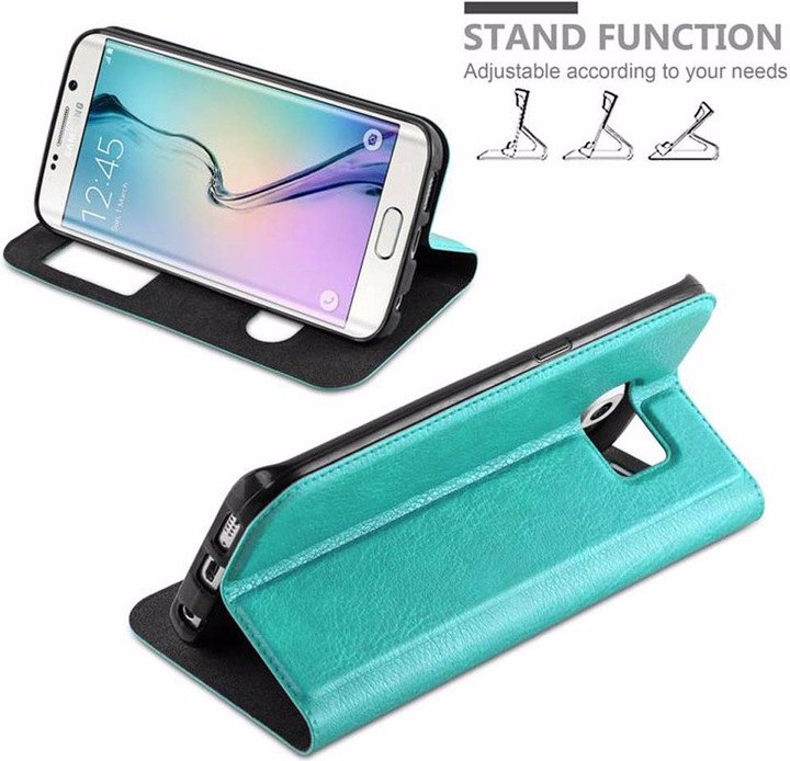 Produktbild Cadorabo Book mit View Doppelfenster Cover (Samsung Galaxy S6 Edge+)