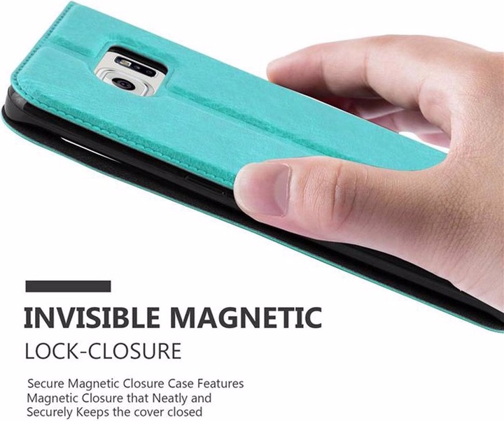 Produktbild Cadorabo Book mit View Doppelfenster Cover (Samsung Galaxy S6 Edge+)
