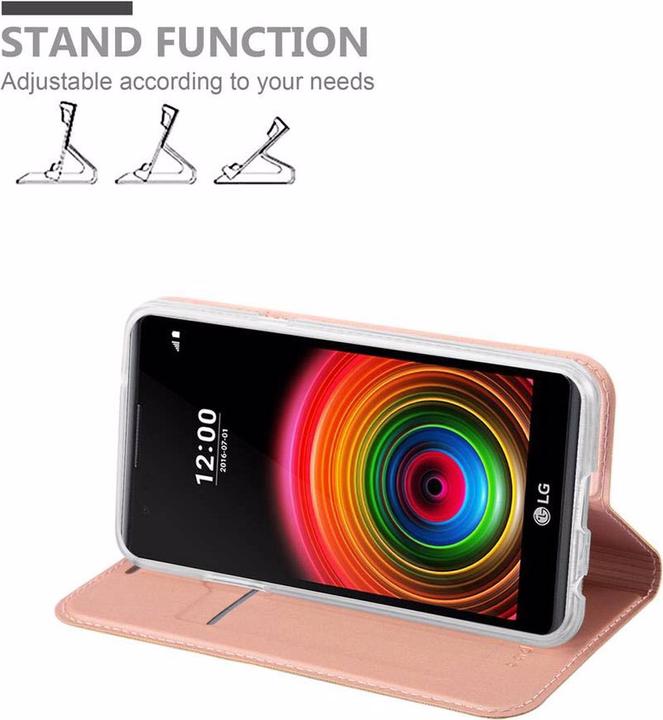 Actual product image Cadorabo Book Classy Style Cover (LG X Power)