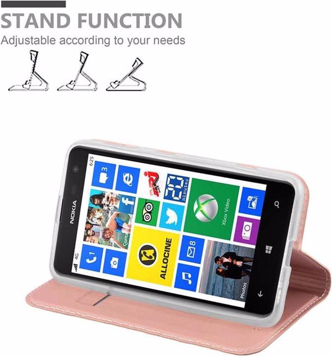 Actual product image Cadorabo Book Classy Style Cover (Nokia Lumia 625)