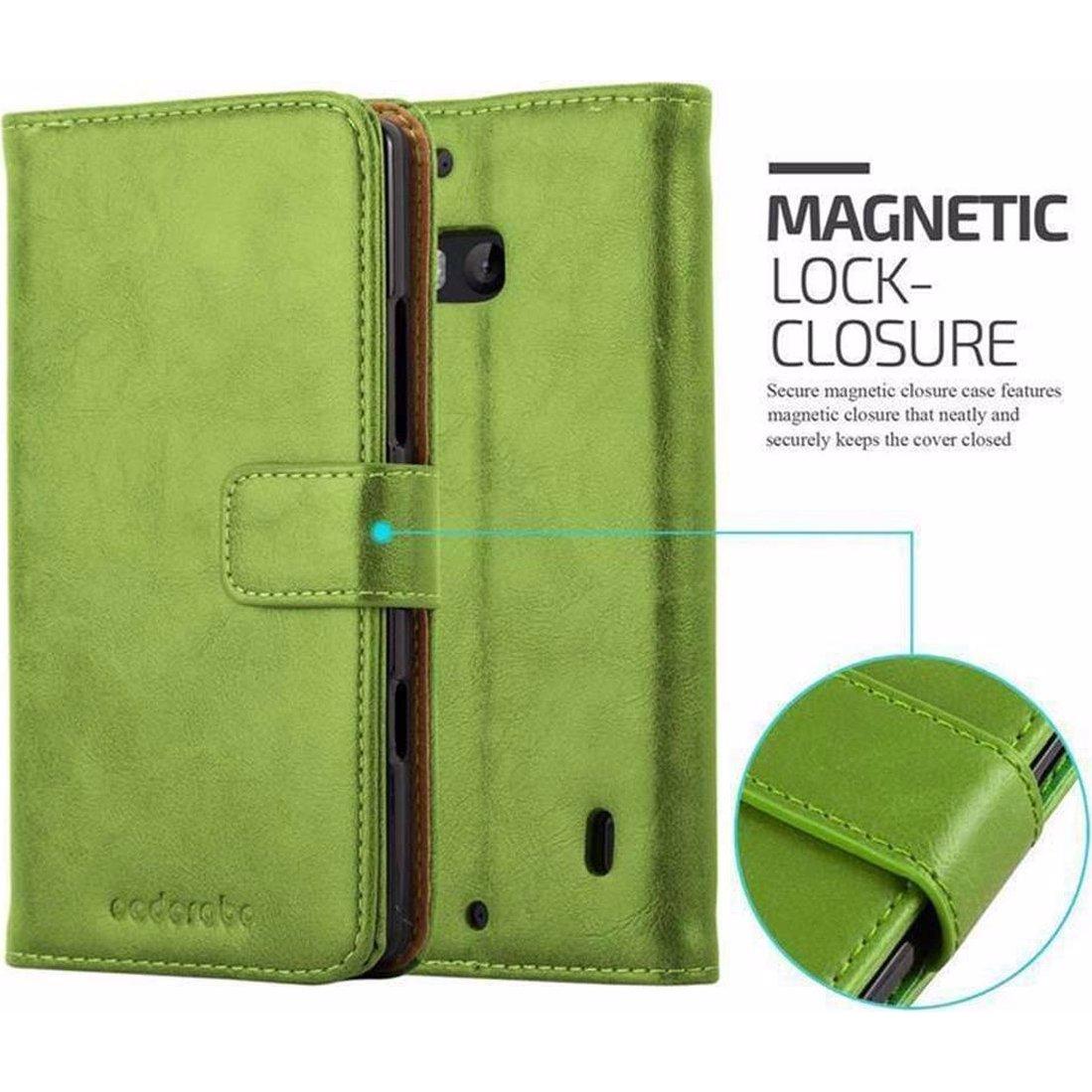 Thumbnail - Cadorabo Book Luxury Cover (Nokia Lumia 930, Nokia Lumia Icon 929), Smartphone Hülle, Grün