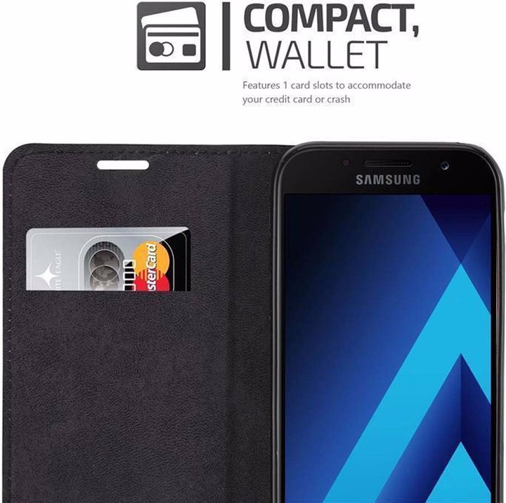 Actual product image Cadorabo Book Invisible Magnet Cover (Samsung Galaxy A7 (2017))