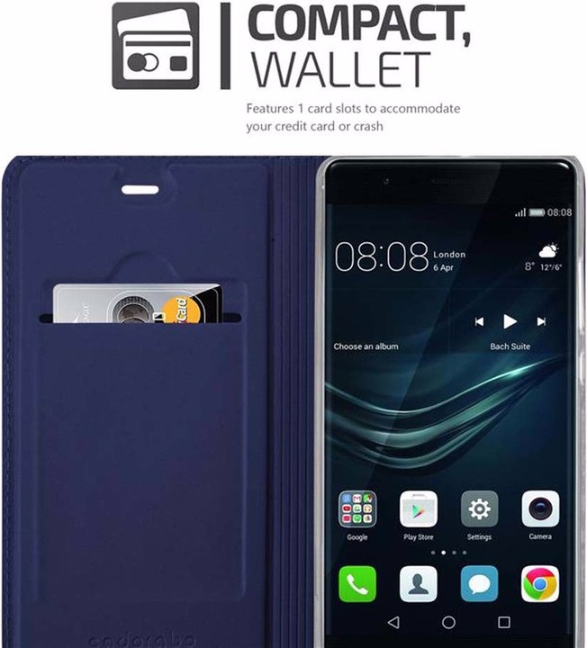 Actual product image Cadorabo Book Classy Style Cover (Huawei P9)