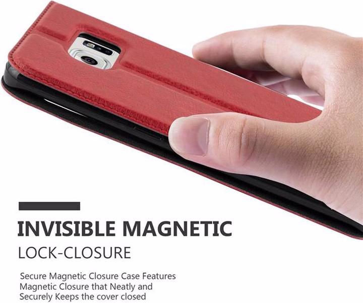Actual product image Cadorabo Book with View double window cover (Samsung Galaxy S6 Edge+)