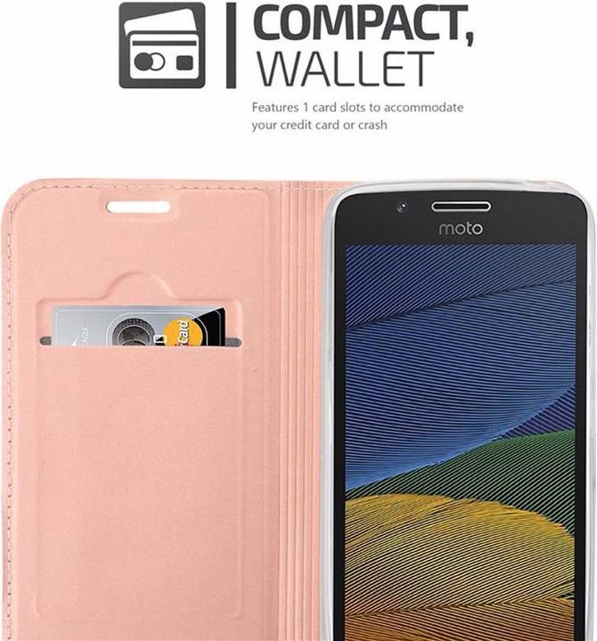 Actual product image Cadorabo Book Classy Style Cover (Motorola Moto G5)