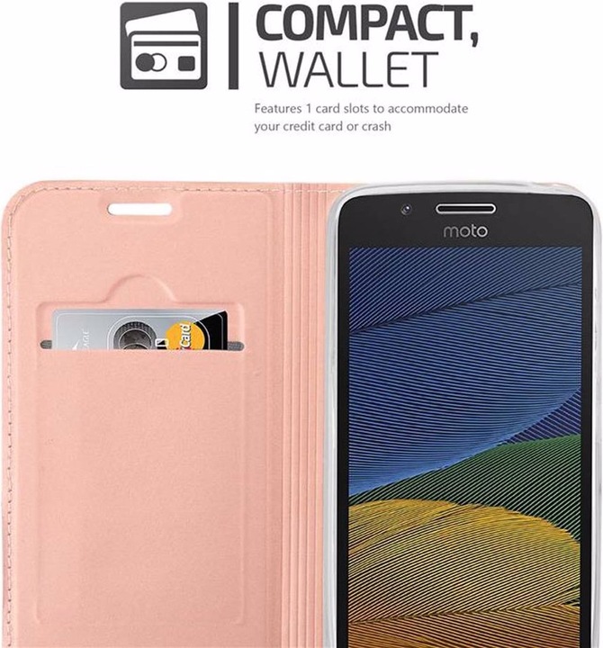 Produktbild Cadorabo Book Classy Style Cover (Motorola Moto G5)