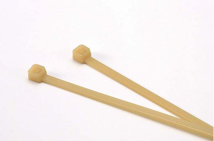 Actual product image RS PRO PA 4.6 cable ties Heat-resistant, non-detachable 4.8 mm x 385 mm (Plastic cable ties, 530 mm, 100 pcs.)