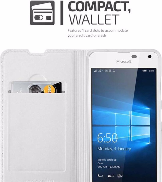 Actual product image Cadorabo Book Classy Style Cover (Microsoft Lumia 650)