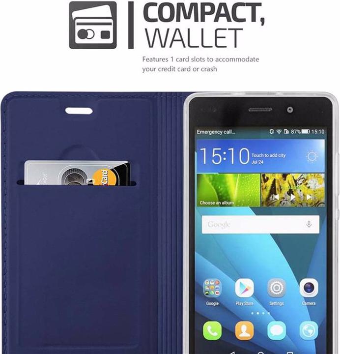 Produktbild Cadorabo Book Classy Style Cover (Huawei P8 Lite)