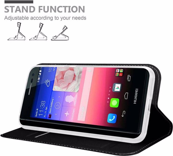 Actual product image Cadorabo Book Classy Style Cover (Huawei Ascend P7)