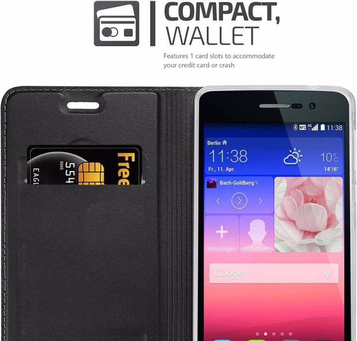 Actual product image Cadorabo Book Classy Style Cover (Huawei Ascend P7)