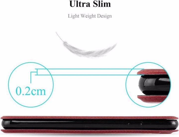 Produktbild Cadorabo Book mit View Doppelfenster Cover (Samsung Galaxy Note 5)