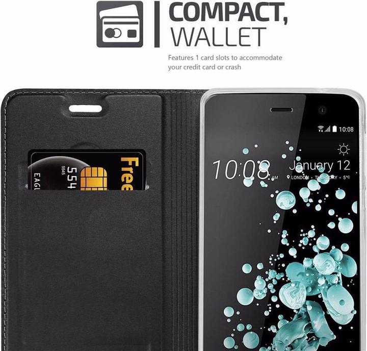 Actual product image Cadorabo Book Classy Style Cover (HTC U Play)