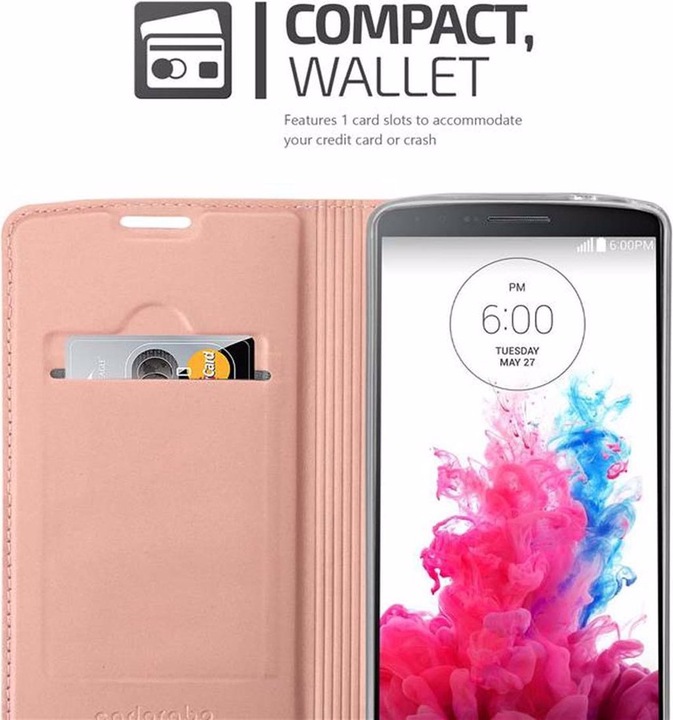 Produktbild Cadorabo Book Classy Style Cover (LG G3)
