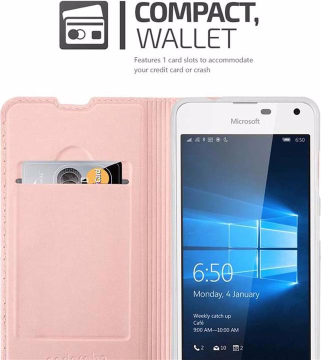 Produktbild Cadorabo Book Classy Style Cover (Microsoft Lumia 650)