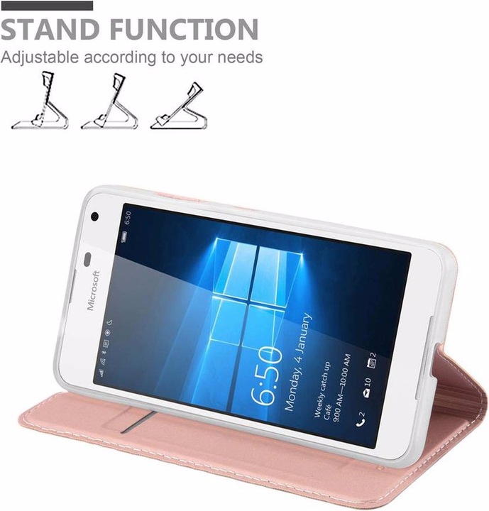 Actual product image Cadorabo Book Classy Style Cover (Microsoft Lumia 650)