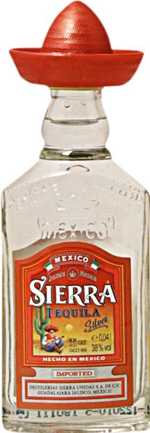 Actual product image Sierra Tequila Tequila Silver (12 x 4 cl)