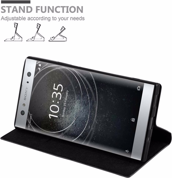 Actual product image Cadorabo Book Invisible Magnet Cover (Sony Xperia XA2 Ultra)