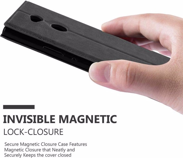 Actual product image Cadorabo Book Invisible Magnet Cover (Sony Xperia XA2 Ultra)