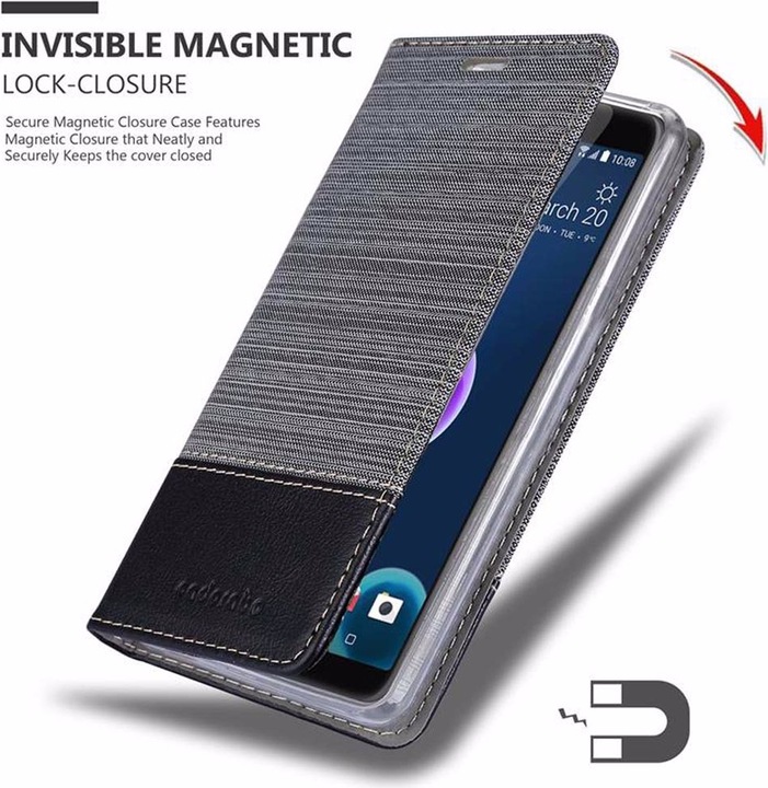 Image du produit Cadorabo Couverture look jeans Book (HTC Desire 12)