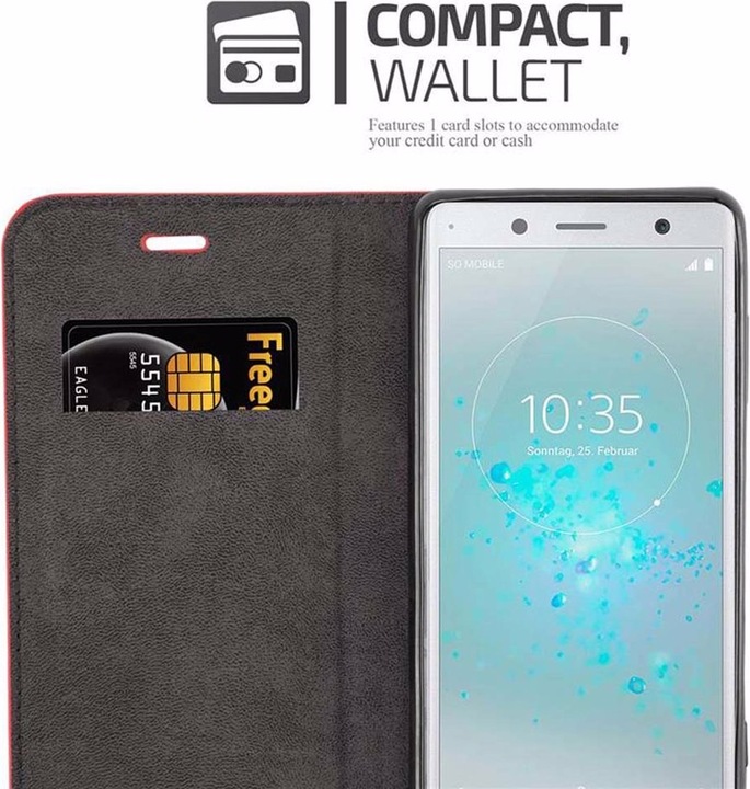 Produktbild Cadorabo Book Invisible Magnet Cover (Sony Xperia XZ2)