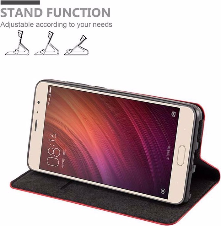 Actual product image Cadorabo Book Invisible Magnet Cover (Xiaomi Redmi Pro)