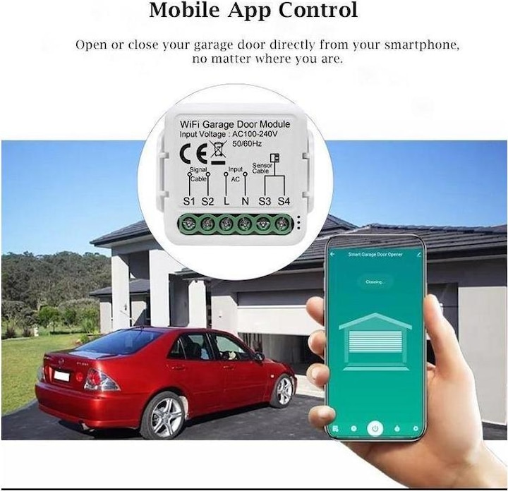 Actual product image Netplus NPLLCS02 - Smart Gate Controller Switch Module Wi-Fi