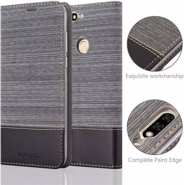Produktbild Cadorabo Book Jeans Optik Cover (Honor 7c)