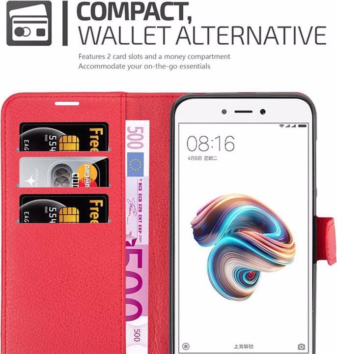 Image du produit Cadorabo Book avec fonction stand Cover (Xiaomi Redmi 5A)