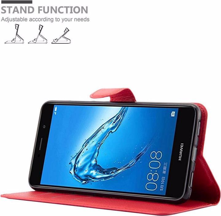 Image du produit Cadorabo Book avec fonction stand Cover (Huawei Enjoy 7 Plus)