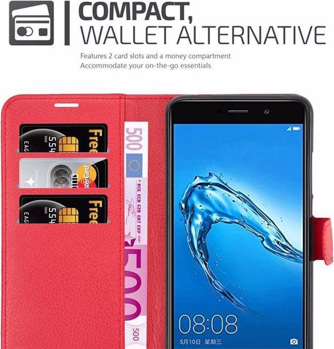 Image du produit Cadorabo Book avec fonction stand Cover (Huawei Enjoy 7 Plus)