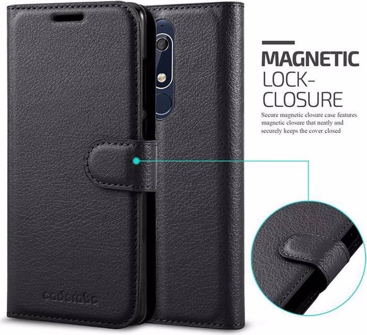 Actual product image Cadorabo Book with stand function cover (Nokia 5.1)