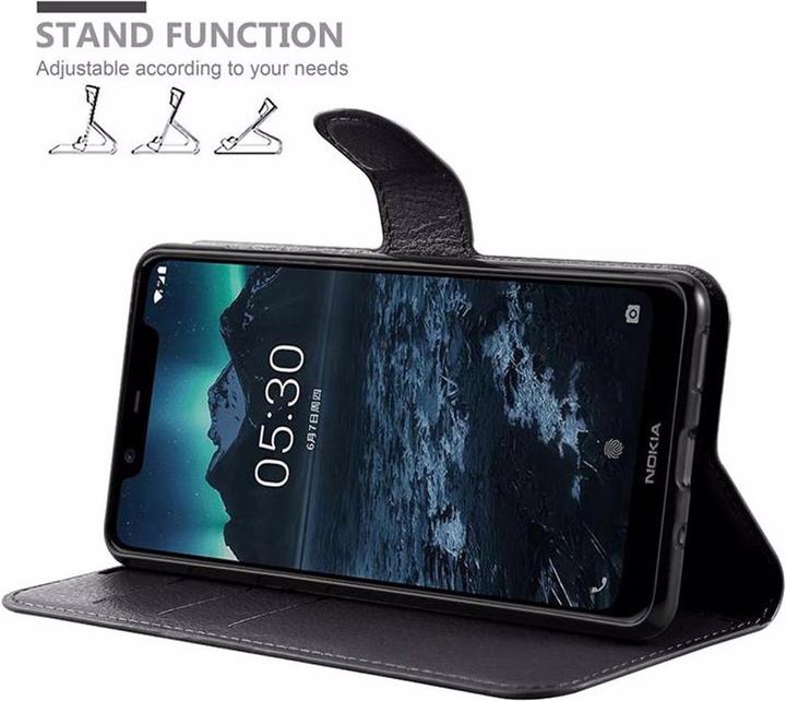 Actual product image Cadorabo Book with stand function cover (Nokia 5.1)