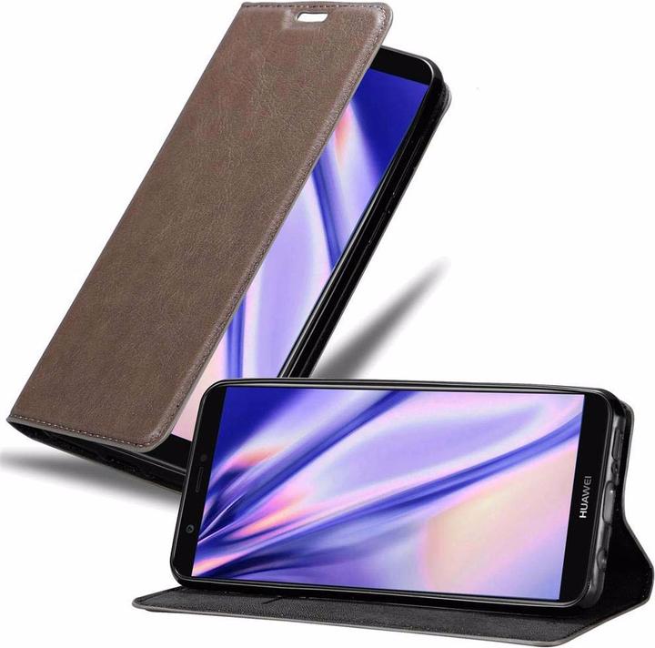 Productafbeelding Cadorabo Boek Onzichtbare Magneethoes (Huawei Enjoy 7S, Huawei P Smart (2018))
