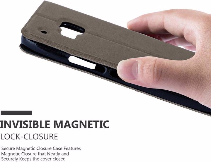 Actual product image Cadorabo Book with View double window cover (HTC One M9)