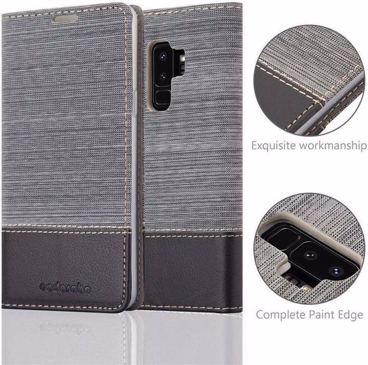 Produktbild Cadorabo Book Jeans Optik Cover (Samsung Galaxy S9+)