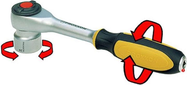 Actual product image Proxxon Rotary ratchet (3/8")