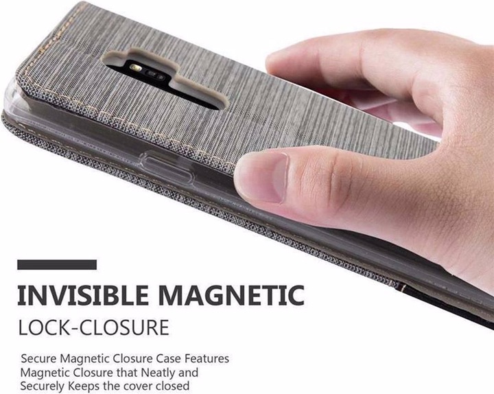 Produktbild Cadorabo Book Jeans Optik Cover (Samsung Galaxy S9+)