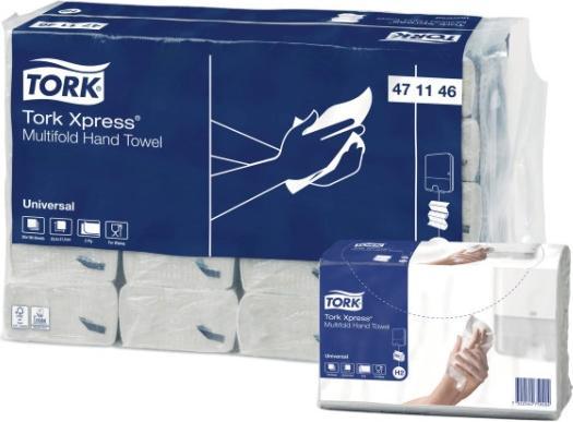 Produktbild Tork Handtuch-Blatt Xpress Multifold Universal 2-lagig 21,3x23,4x7,8 cm,20 pk x 190 pk/krt (20x)