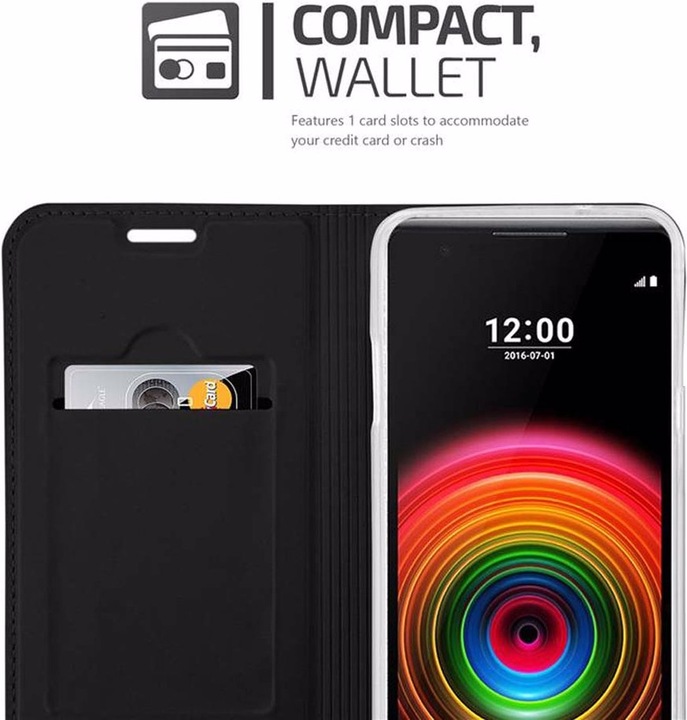 Produktbild Cadorabo Book Classy Style Cover (LG X Power)