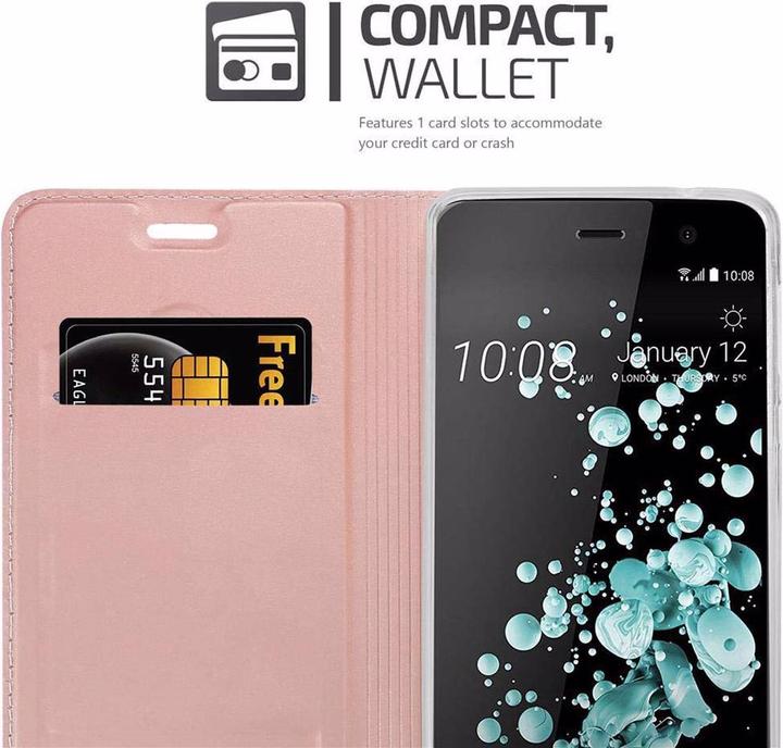 Actual product image Cadorabo Book Classy Style Cover (HTC U Play)