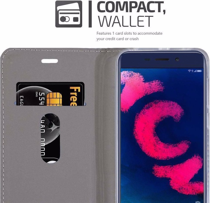 Produktbild Cadorabo Book Jeans Optik Cover (Honor V9 Play)