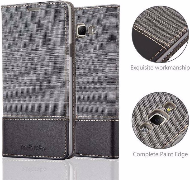 Produktbild Cadorabo Book Jeans Optik Cover (Samsung Galaxy A7)