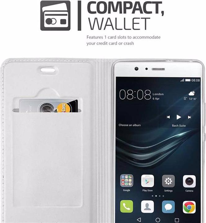 Actual product image Cadorabo Book Classy Style Cover (Huawei P9 Lite)