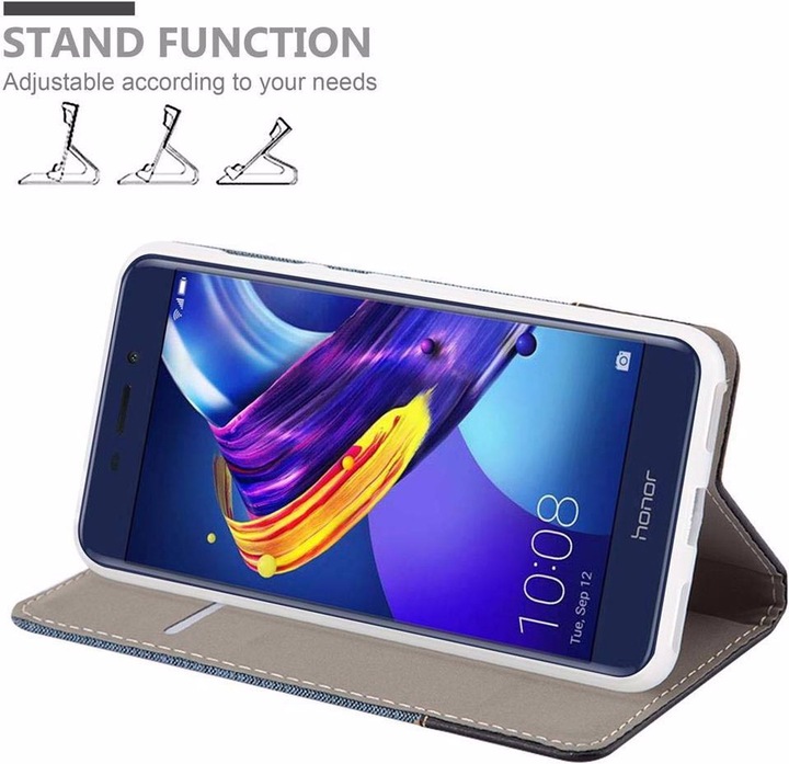 Actual product image Cadorabo Book Jeans Optics Cover (Honor 6C Pro)