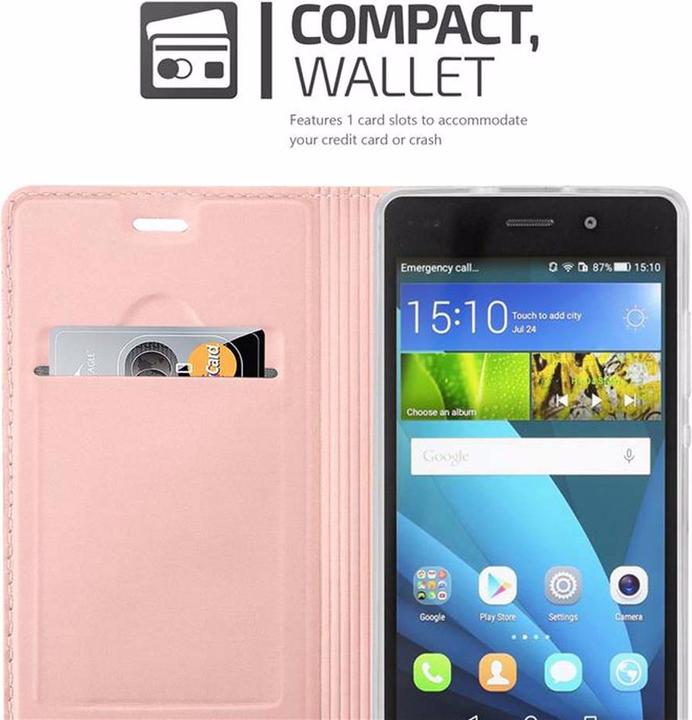 Actual product image Cadorabo Book Classy Style Cover (Huawei P8 Lite)