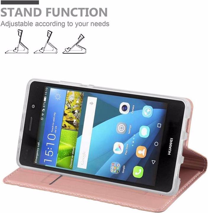 Actual product image Cadorabo Book Classy Style Cover (Huawei P8 Lite)
